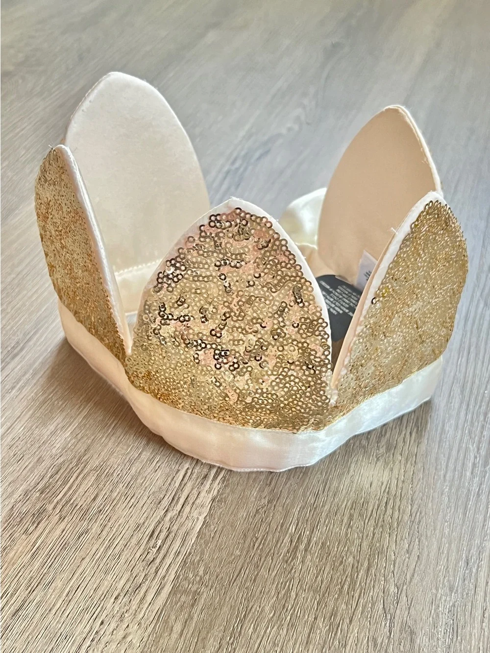 NEW Hyde & EEK! Gold Sequins Crown Headpiece Halloween Accessory Kids One Size